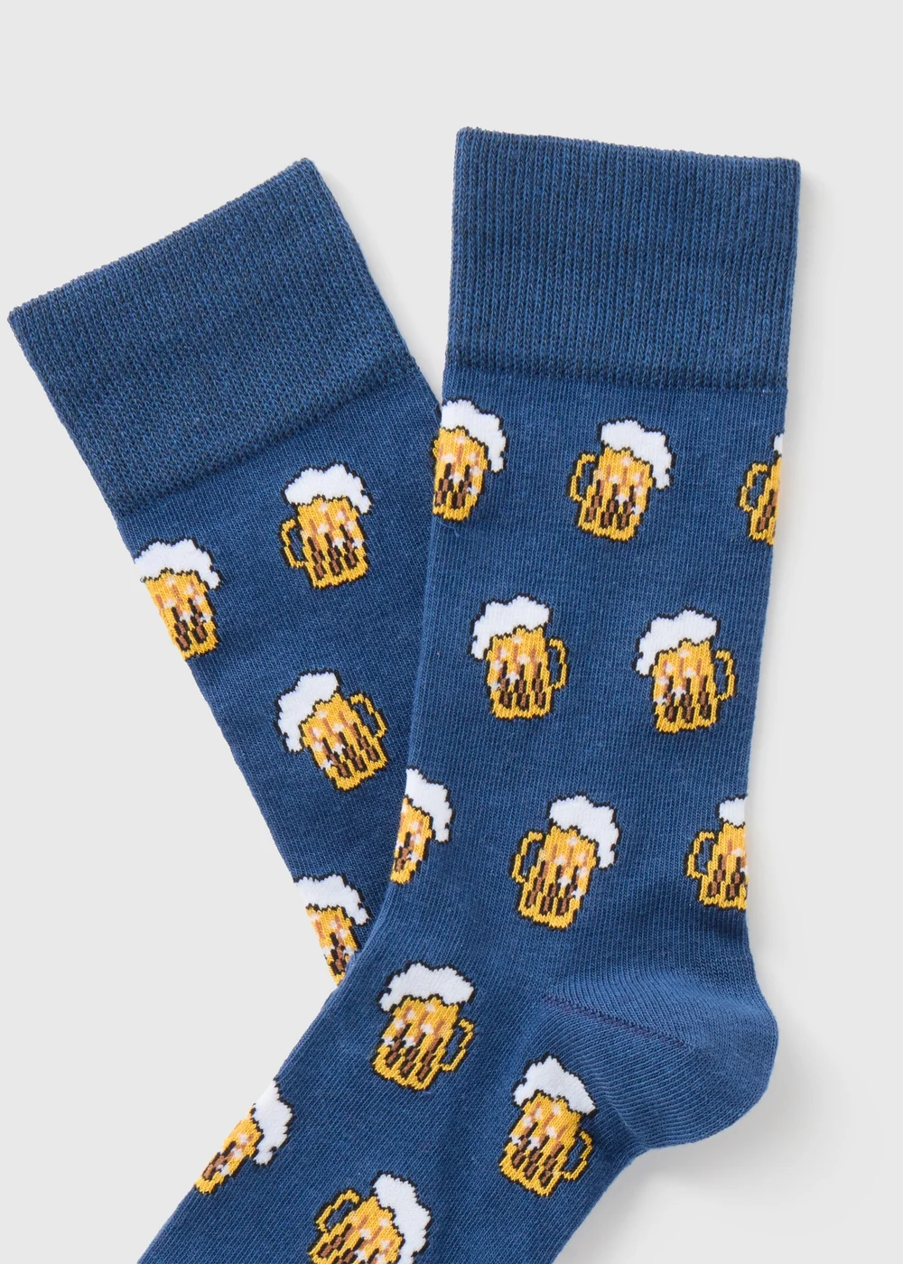 Blue Beer Socks - Sizes 6 - 8.5 Image 2