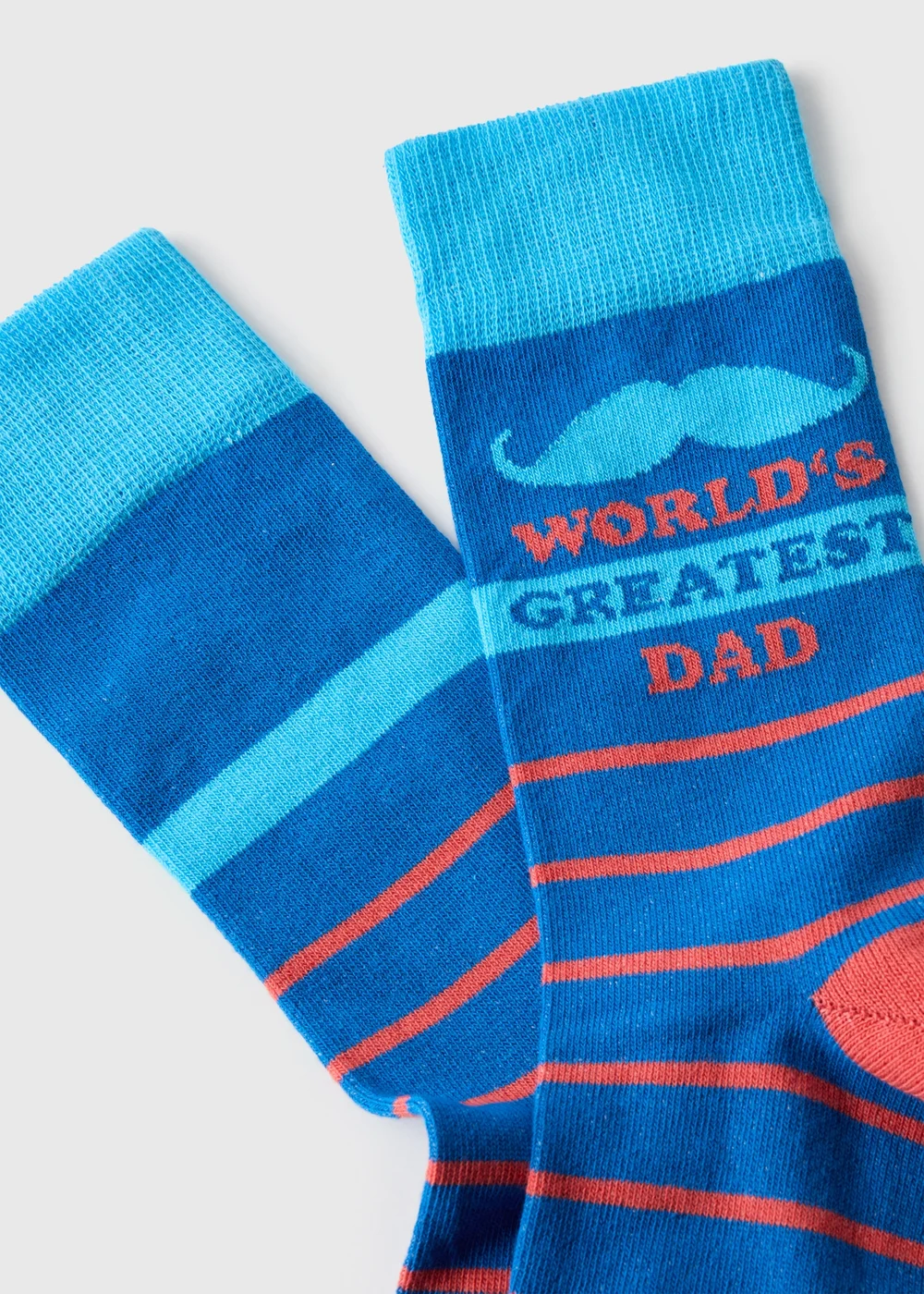 Blue Greatest Dad Socks - Sizes 6 - 8.5 Image 2