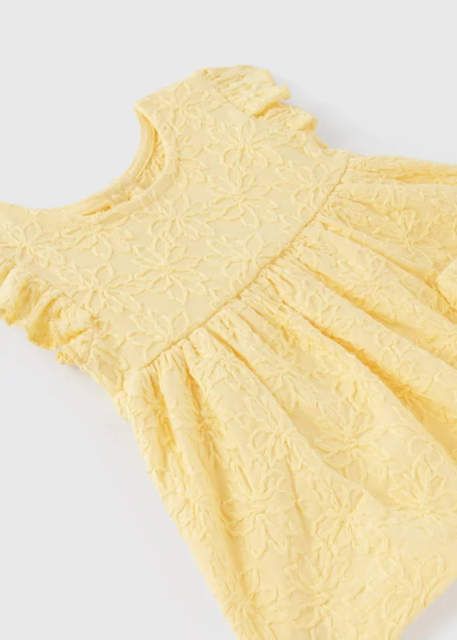 Baby Yellow Jersey Dress & Knickers Set (Newborn-23mths) - Age 0 - 3 Months Image 2