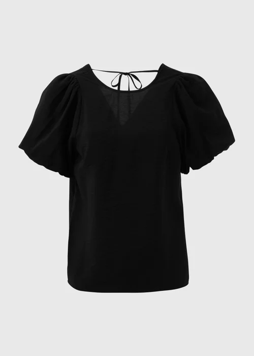 Et Vous Black Puff Sleeves Blouse - 8 Image 5
