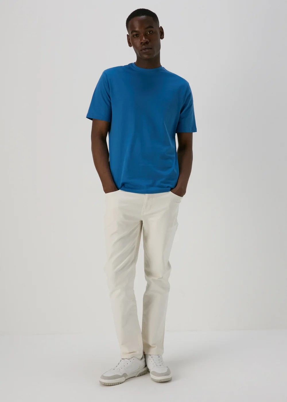 Ecru Slim Fit Denim Jeans - 30 Waist Regular Image 1