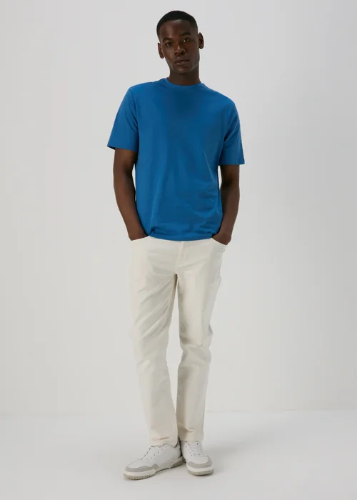 Ecru Slim Fit Denim Jeans - 30 Waist Regular Image 1