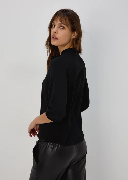 Black Pussybow Blouse - 8 Image 2