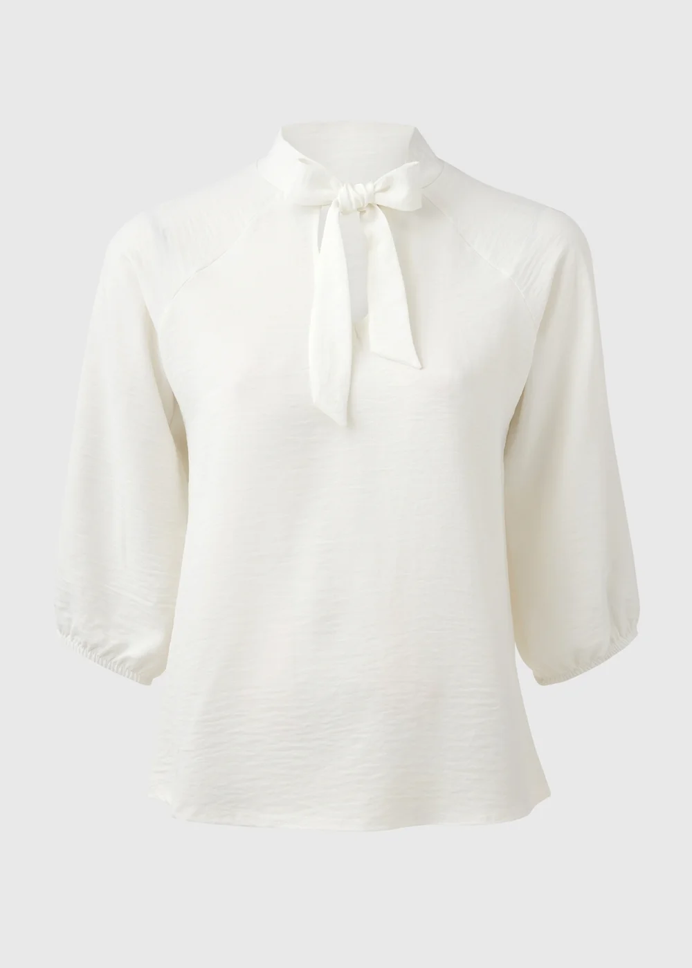 Ivory Pussybow Blouse - 8 Image 5