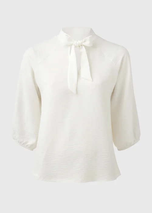 Ivory Pussybow Blouse - 8 Image 5