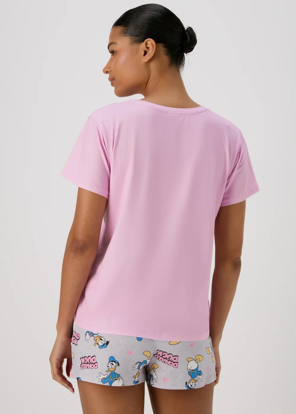 Disney Pink Donal Duck Pyjama Set - Extra small Image 2
