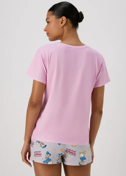 Disney Pink Donal Duck Pyjama Set - Extra small Image 2