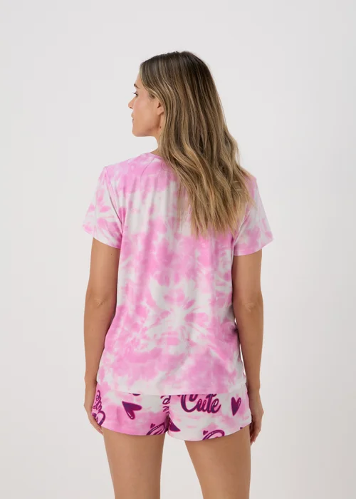 Disney Pink Lilo Graffiti Pyjama Set - Extra small Image 2