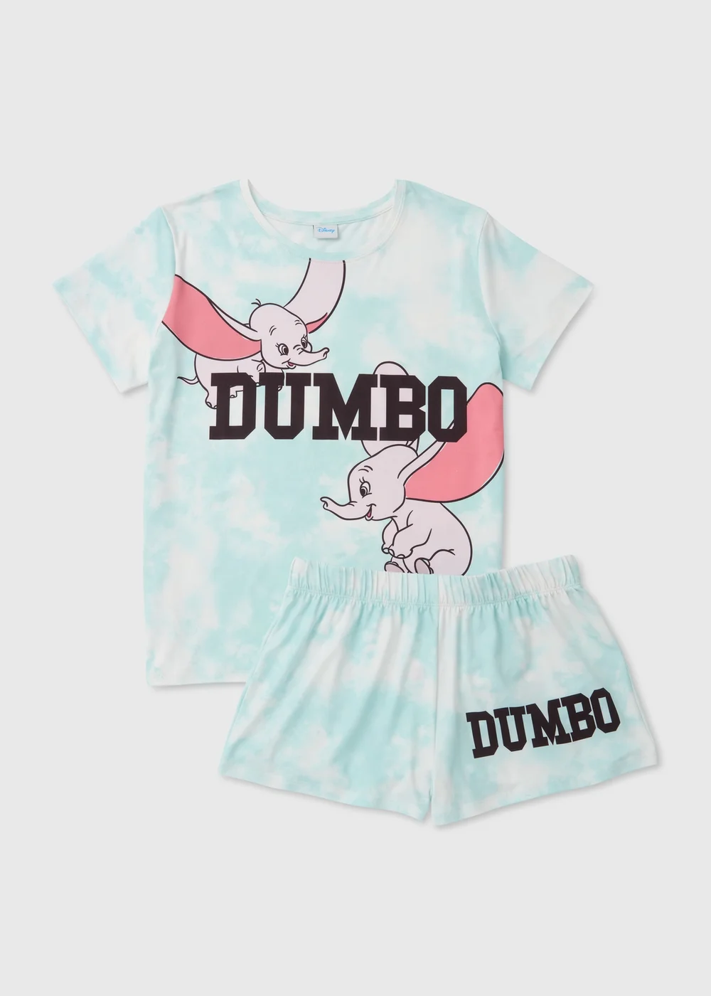 Disney Blue Dumbo Tie Dye Pyjama Set - Extra small Image 4