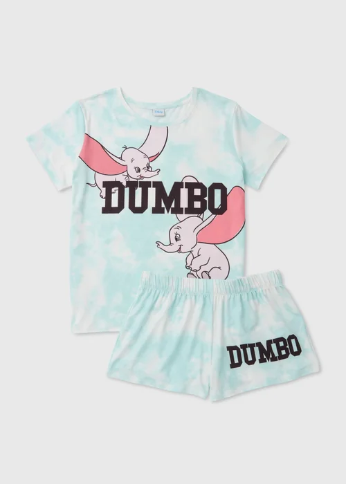 Disney Blue Dumbo Tie Dye Pyjama Set - Extra small Image 4