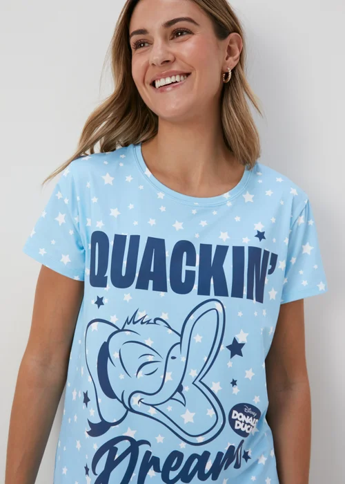 Disney Blue Donald Duck Pyjama Set - Extra small Image 3