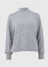Grey Long Sleeve Dolman Top - Size 8 Image 5