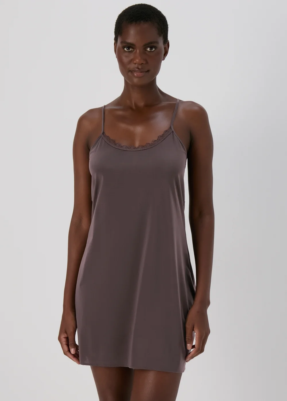 Brown Full Slip - 8 Image 1
