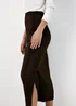 Brown Plisse Midi Skirt - Size 8 Image 3