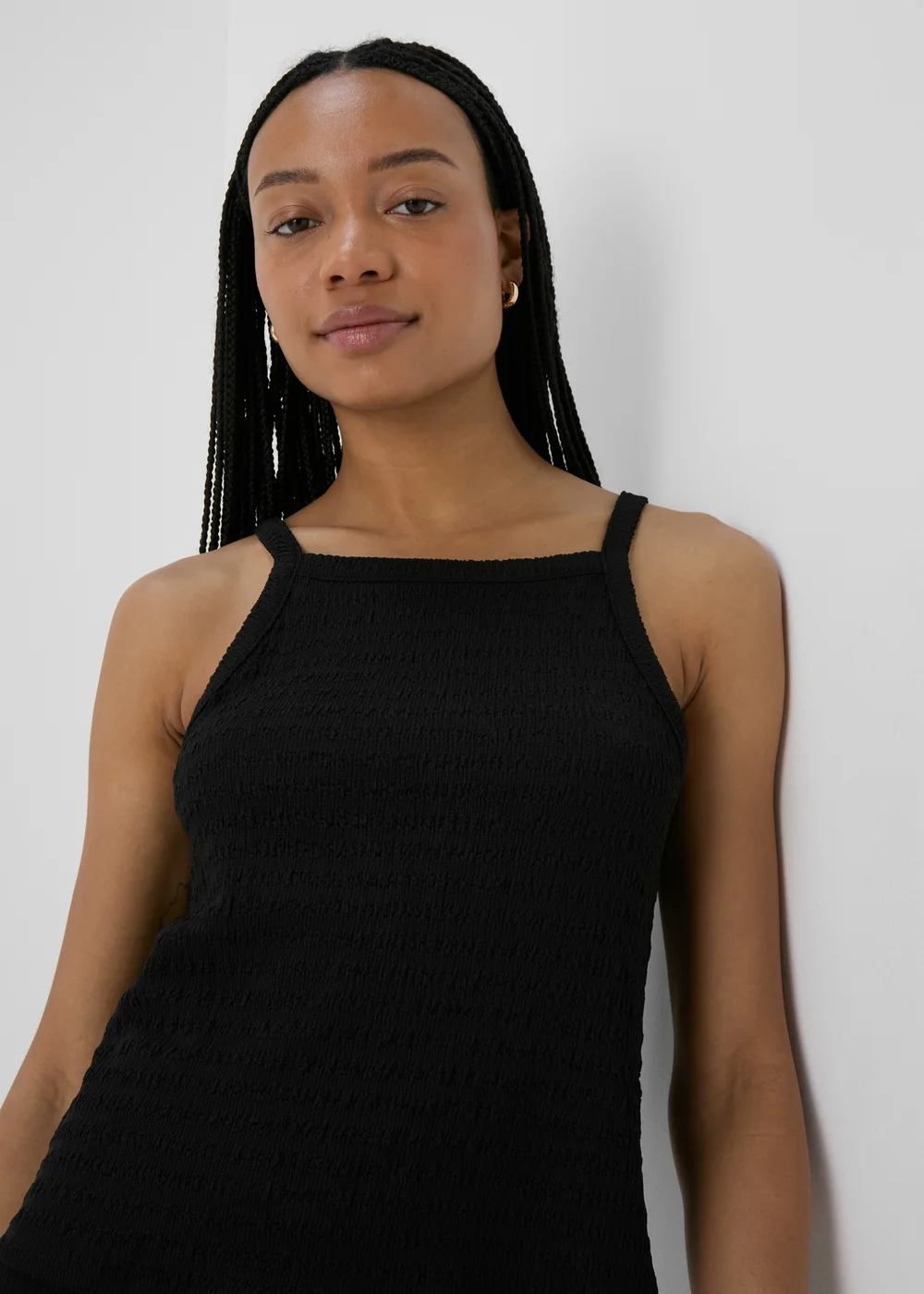 Black Textured Co Ord Vest - 8 Image 3