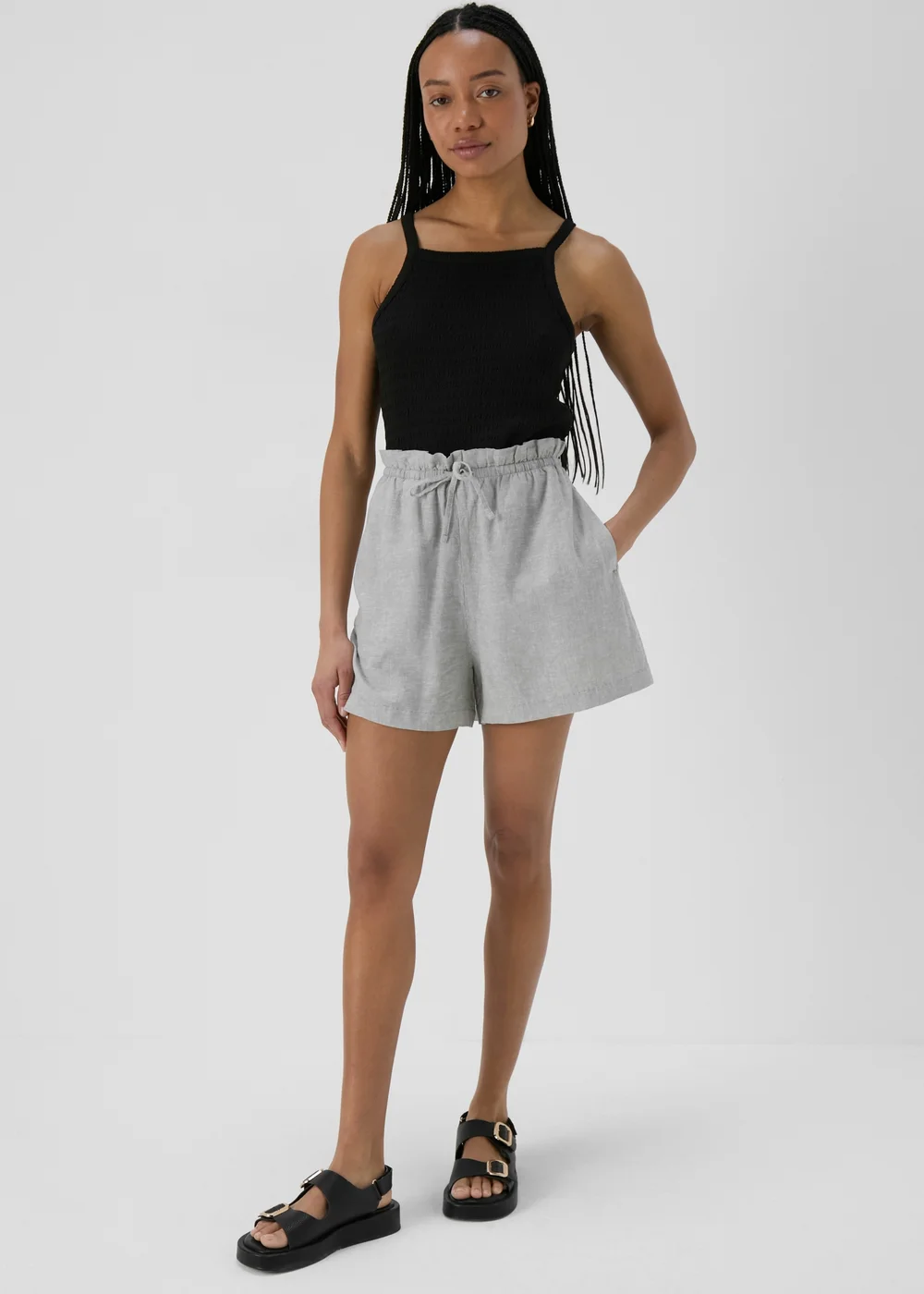 Black Textured Co Ord Vest - 8 Image 4