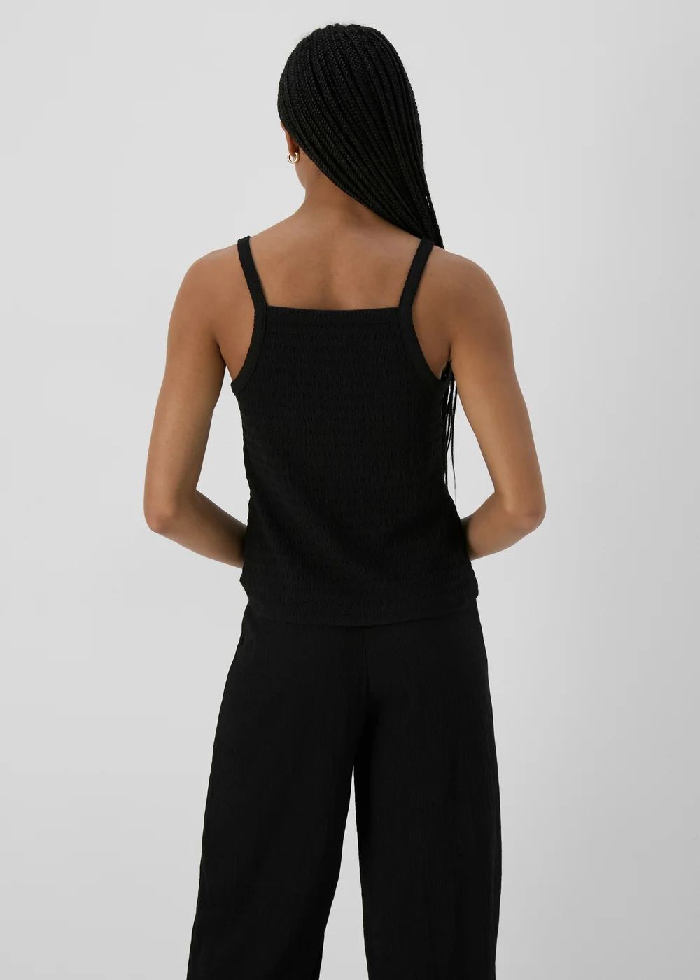 Black Textured Co Ord Vest - 8 Image 2