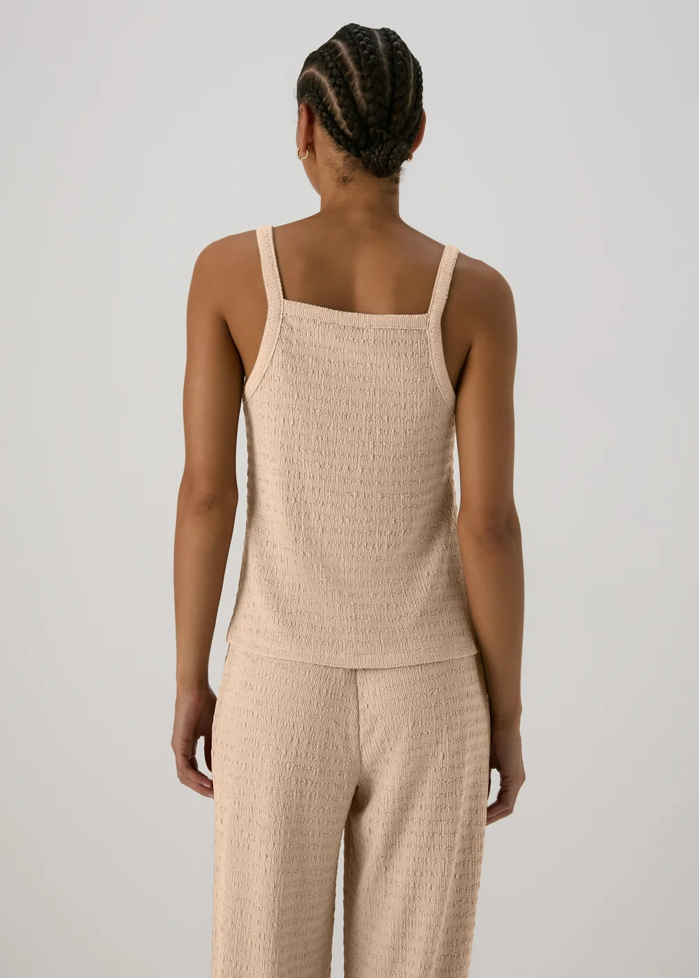 Stone Textured Co Ord Vest - Size 8 Image 2