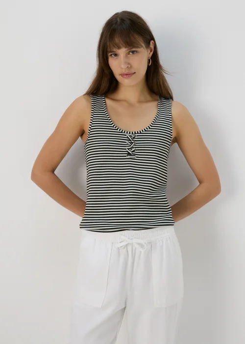 Black Stripe Vest - 8 Image 1