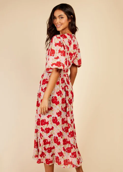 Little Mistress Floral Midi Tea Dress - 8 Image 2