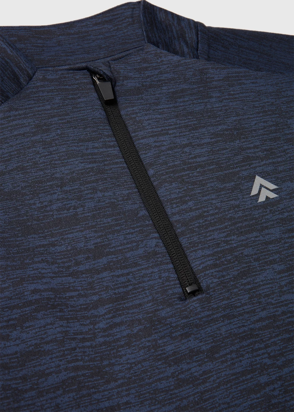 Boys Navy Sporty Half Zip Top (7-13yrs) - 7 Yrs Image 2