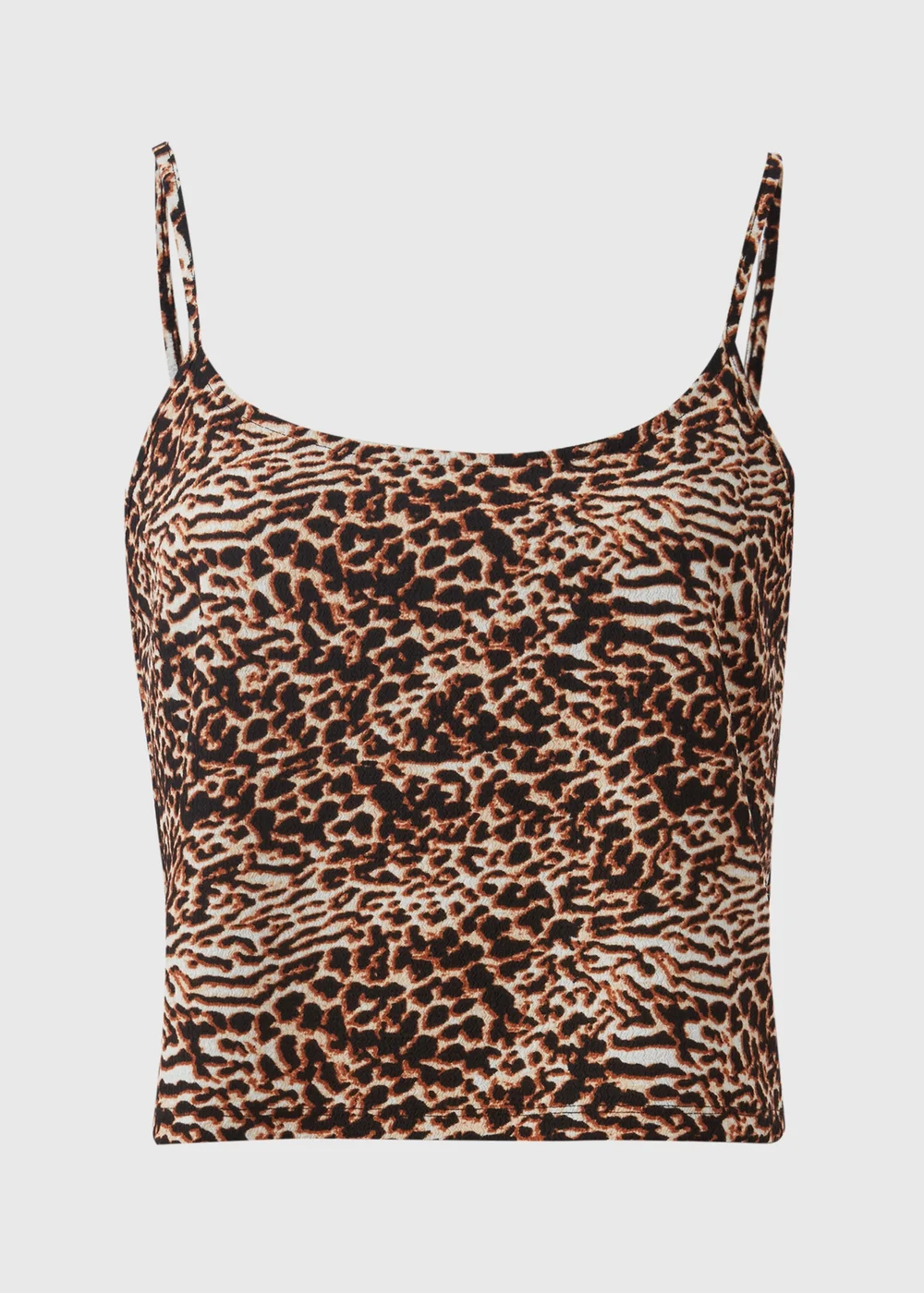 Brown Animal Print Co Ord Top - 8 Image 5