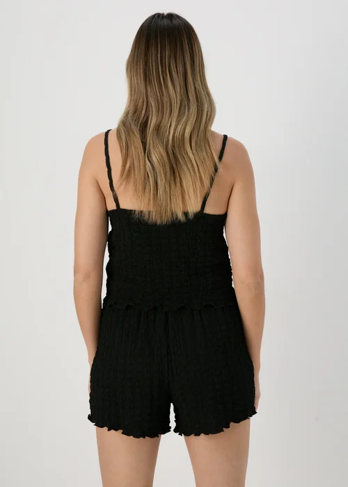 Black Plain Co Ord Shorts - 8 Image 2