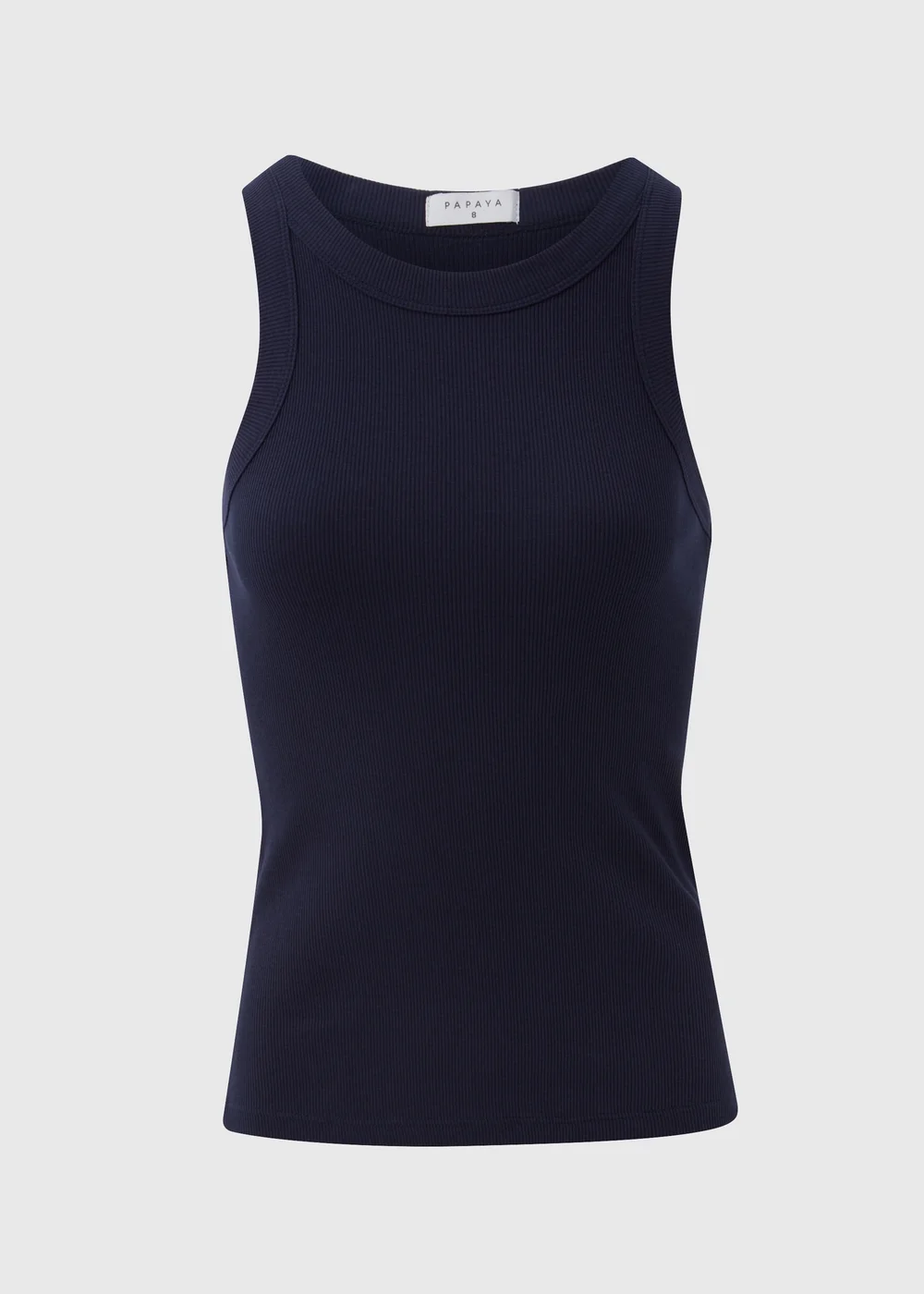 Navy High Neck Vest - 8 Image 5