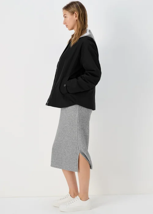 Hooded Grey Pullover Dress - S Image 4