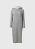 Hooded Grey Pullover Dress - S Image 5
