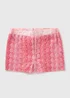 Girls Pink Lace Shorts (7-15yrs) - Age 7 Years Image 1