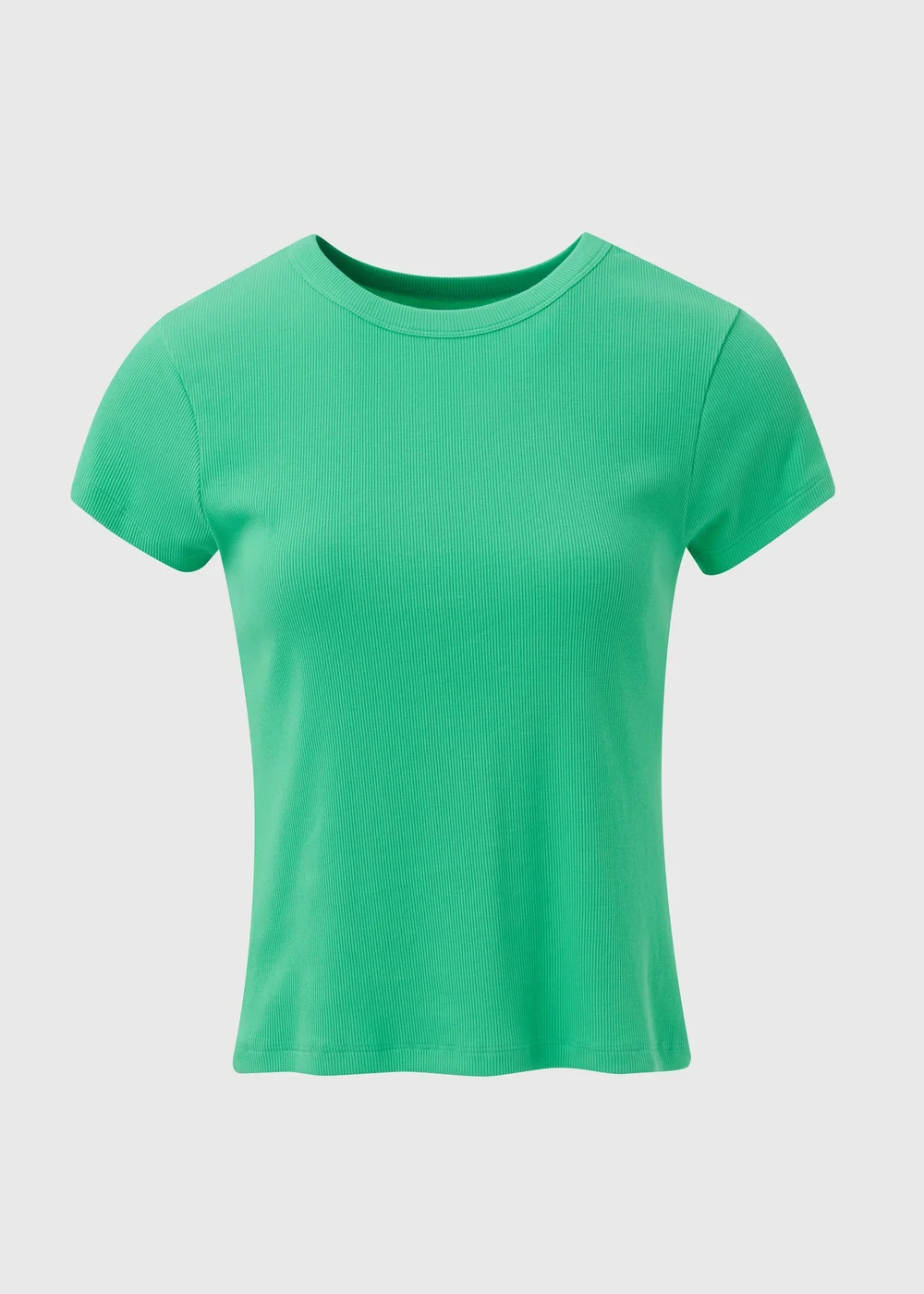 Green Ribbed T-Shirt - Size 8 Image 5