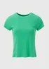 Green Ribbed T-Shirt - Size 8 Image 5