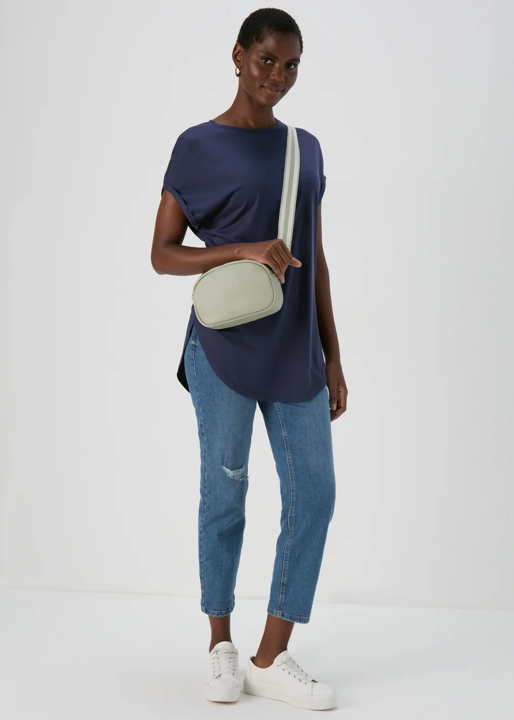 Navy Longline T-Shirt - S Image 4