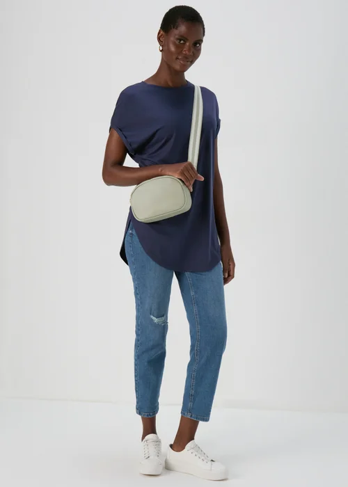 Navy Longline T-Shirt - S Image 4