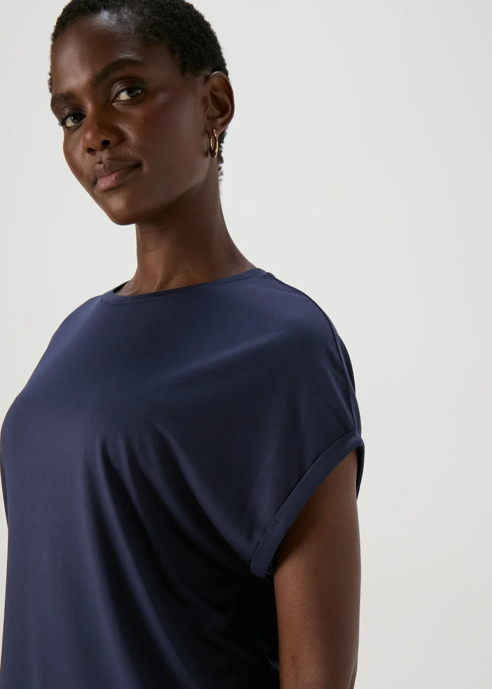 Navy Longline T-Shirt - S Image 3