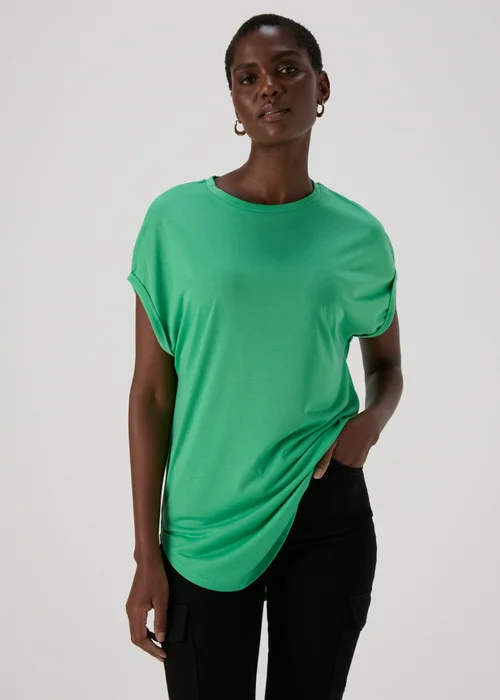 Green Longline T-Shirt - S Image 1