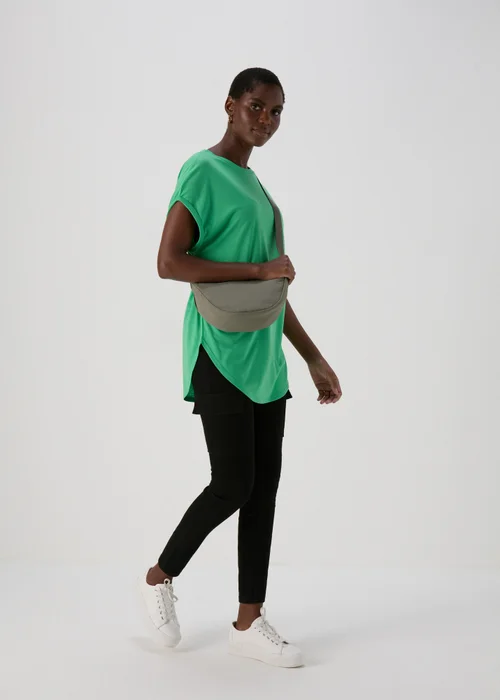 Green Longline T-Shirt - S Image 4