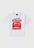 Disney Kids White Cars Oversized T-Shirt (1-7yrs) - 1 to 1 half years Image 1