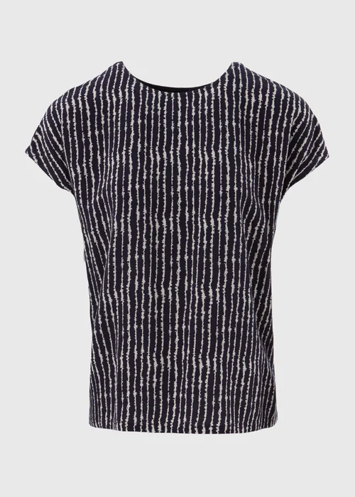 Et Vous Navy Stripe T-Shirt - 8 Image 5