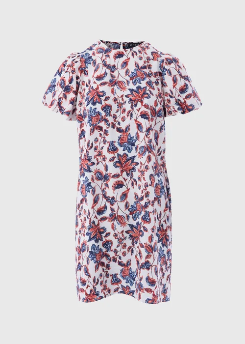 Et Vous Multicolour Floral Puff Sleeve Midi Dress - 8 Image 5
