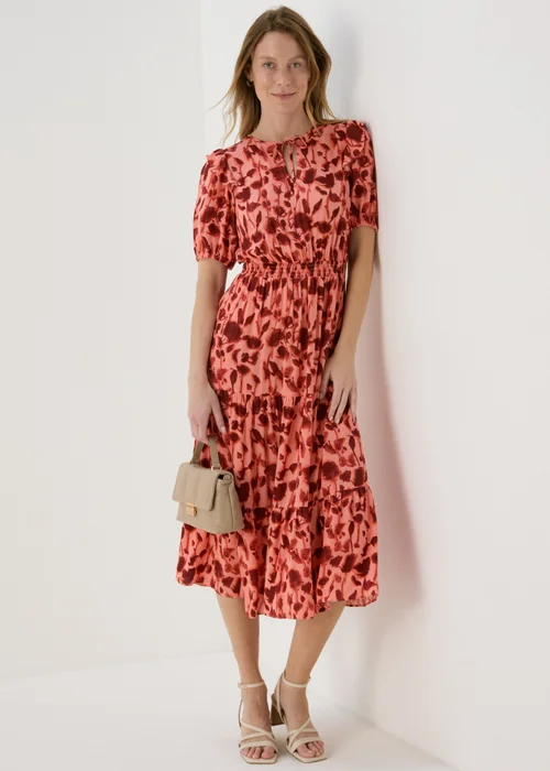 Et Vous Pink Floral Maxi Dress - 8 Image 1