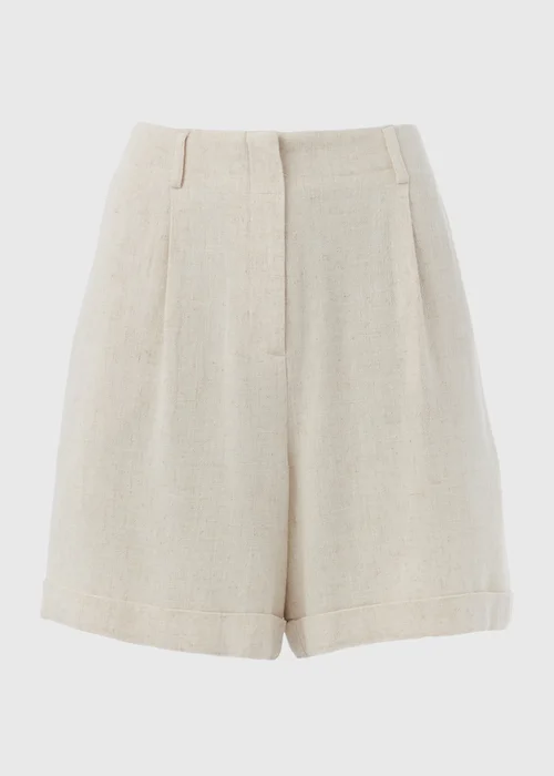 Et Vous Beige Linen Shorts - 8 Image 5