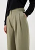 Khaki Wide Leg Trousers - 8 Image 3