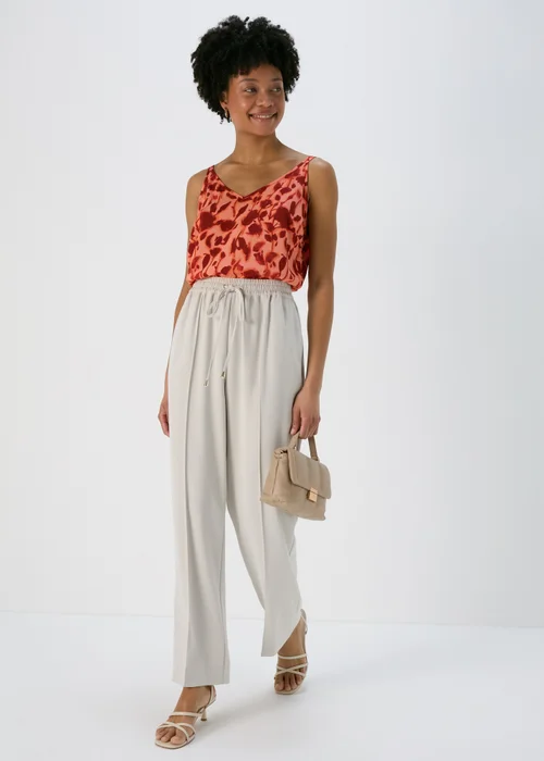 Et Vous Pink Floral Shadow Cami Top - 8 Image 4