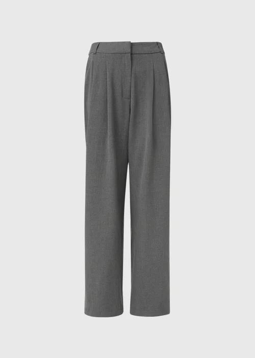 Grey Wide Leg Trousers - 8 Image 5