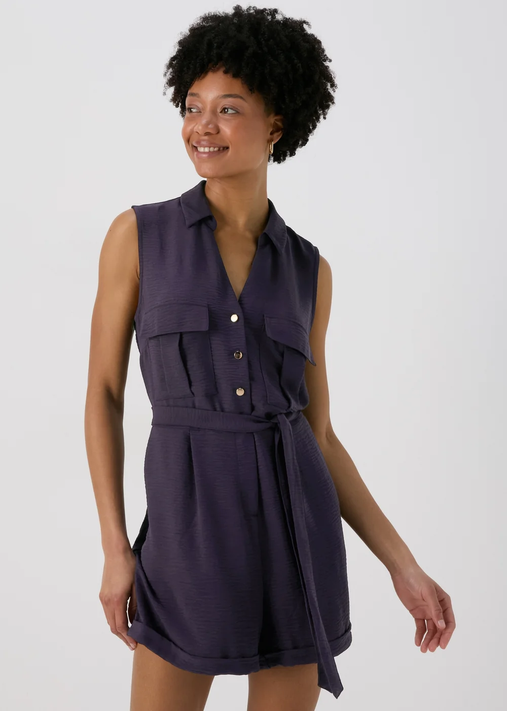 Et Vous Navy Airflow Playsuit - 8 Image 1