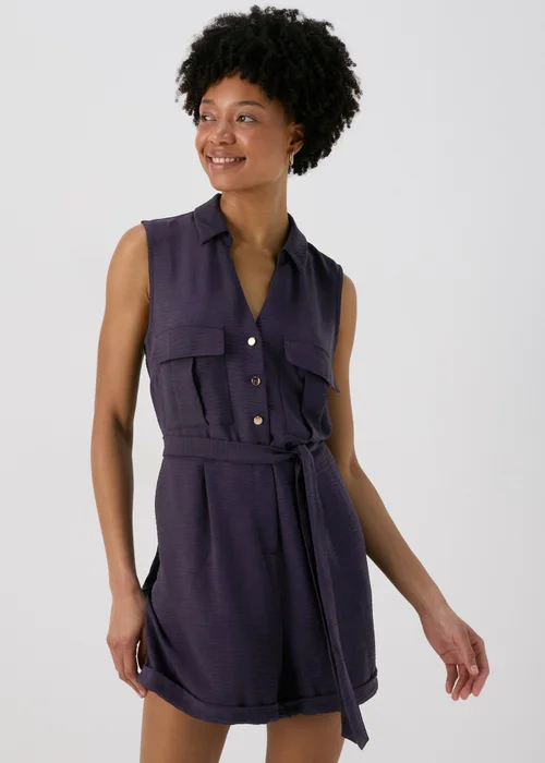 Et Vous Navy Airflow Playsuit - 8 Image 1