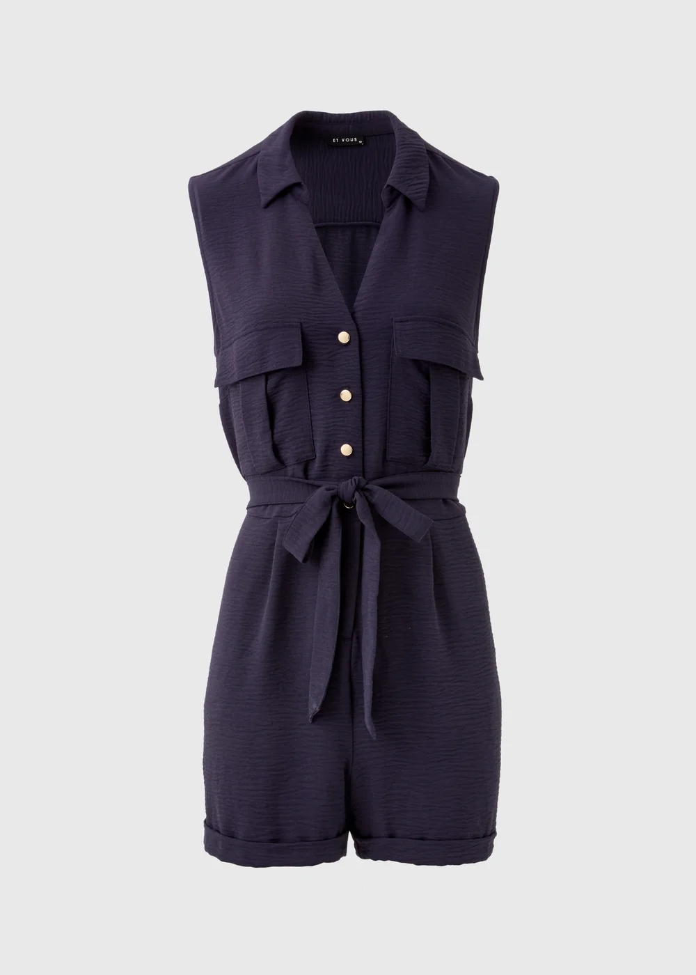 Et Vous Navy Airflow Playsuit - 8 Image 5