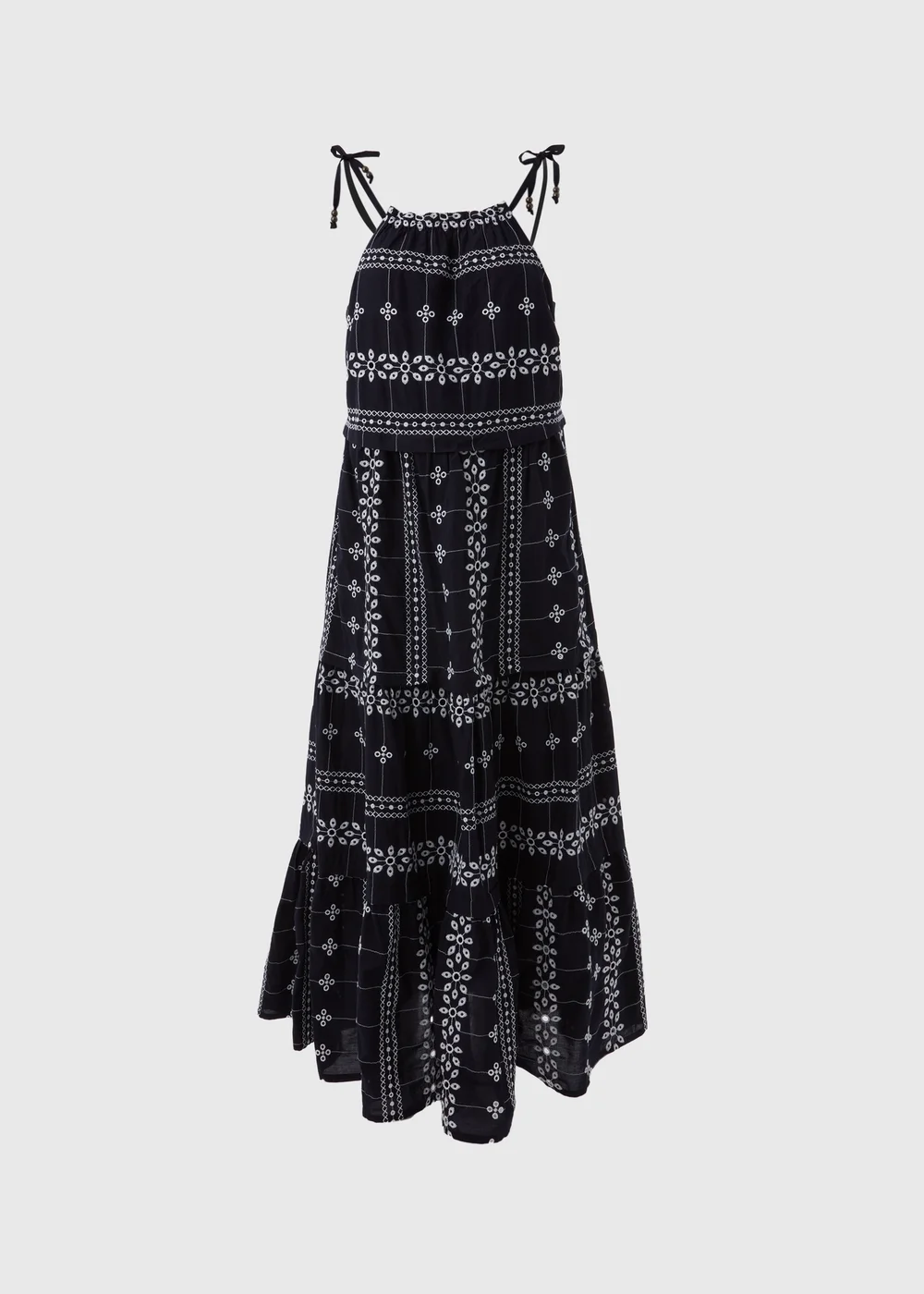 Et Vous Navy Embroidered Cami Dress - 8 Image 5